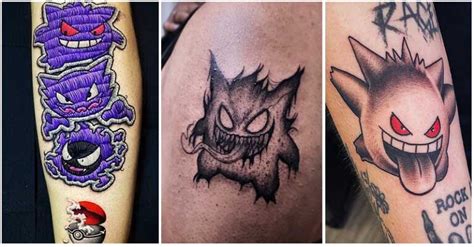 Updated Glorious Gengar Tattoos