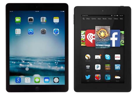 Apple iPad Air vs Amazon Fire HDX 8.9