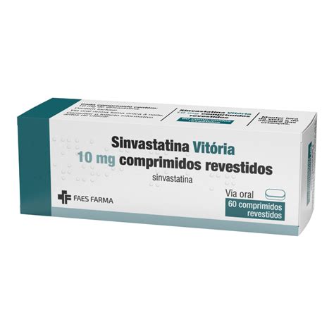 Sinvastatina Vit Ria Medicamento Sujeito A Receita M Dica