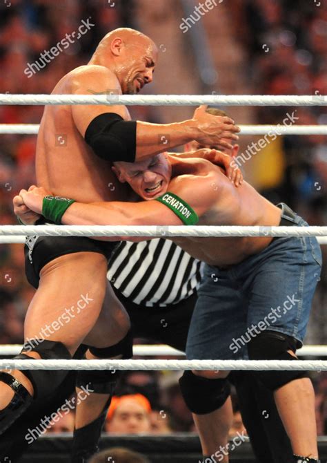 Rock Dwayne Johnson Vs John Cena Editorial Stock Photo - Stock Image | Shutterstock