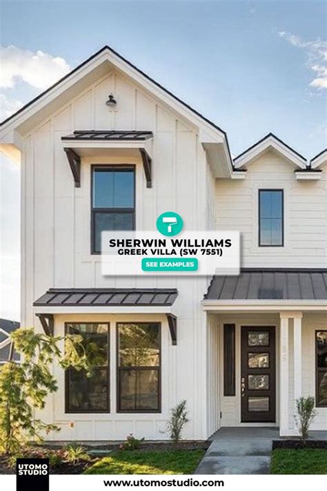 Sherwin Williams Greek Villa Exterior Sw Greek Villa Sherwin