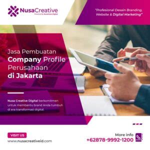 Jasa Desain Company Profile Perusahaan Di Jakarta Hemat Dan Cepat