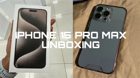 Unboxing Iphone 15 Pro Max Titanio Natural Youtube