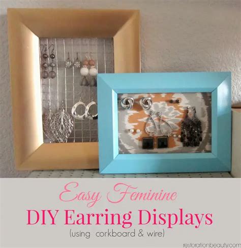 DIY Earring Holder (Quick & Easy Project)