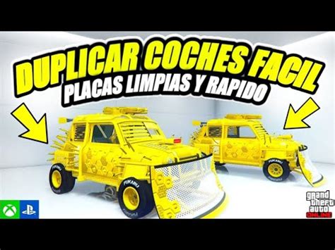 Como Duplicar Coches Placas Limpias Muy Facil Y Rapido Gta Online