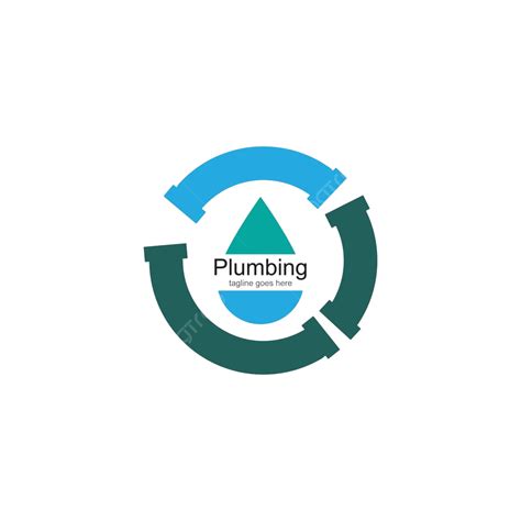 Plumbing Logo Vector Design Sanitation Sign House Vector Sanitation