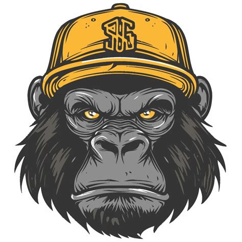 Premium Vector Gorilla Tshirt Design