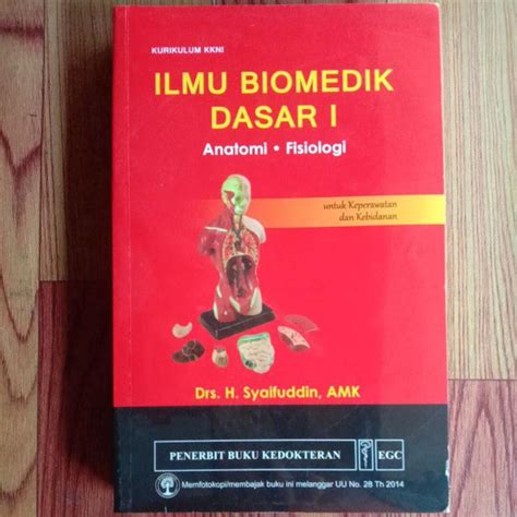 Jual Anatomi Fisiologi Ilmu Biomedik Dasar Edisi Baru Original