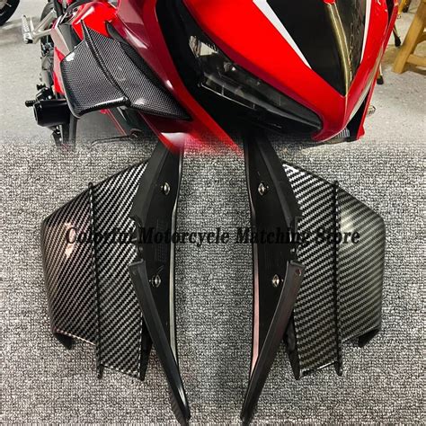 Motorcycle Fairing Aerodynamic Winglets Dynamic Wing For Honda Cbr650r