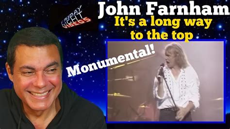 John Farnham It S A Long Way To The Top REACTION YouTube