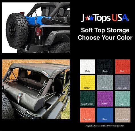 Jeep Wrangler Soft Top Storage Boot JTopsUSA Jeep Shade Tops