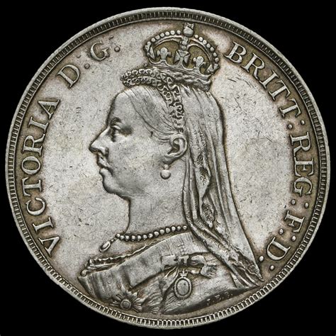 1889 Queen Victoria Jubilee Head Silver Crown