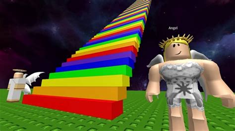 Roblox Another Obby Game Called Climb Rainbow Steps For Winners Youtube