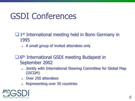 Global Spatial Data Infrastructure Capacity Building - ppt download