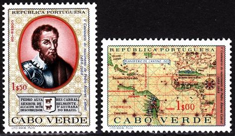 CABO VERDE 1968 Pedro Cabral 500 Navigator Portrait Map Joint