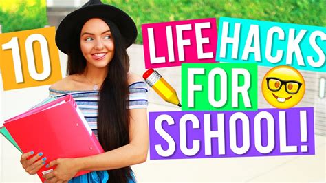 10 Back To School Life Hacks 2016 Easy Life Hacks Diy Life Hacks