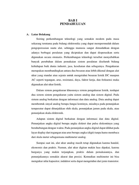 Laporan Instrumen Unit 1 Ayang Pdf