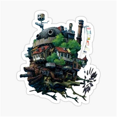 Howls Moving Castle Gift Sticker For Sale By Leslietoca Redbubble