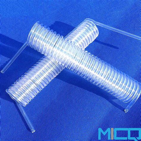 Custom Size Diameter Clear High Purity Quartz Glass Coil Tube China