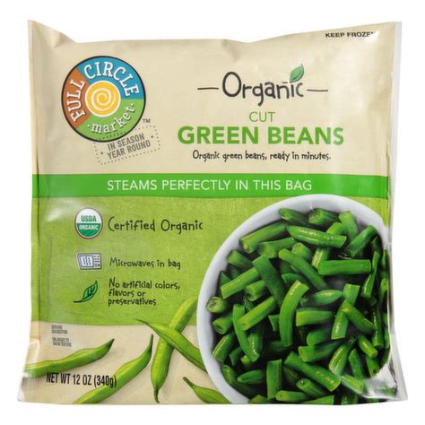 Frozen Green Beans Nutrition Label