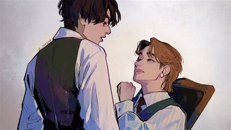 Vaskerr Rest On Twitter In Vkook Fanart Taekook Bts Fanart