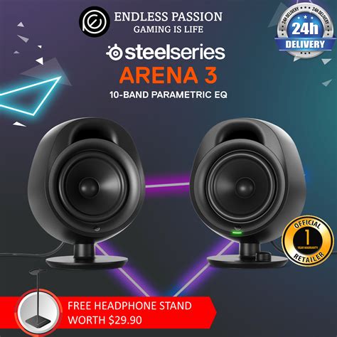 Steelseries Arena 3 Full Range 20 Gaming Speakers Lazada Singapore