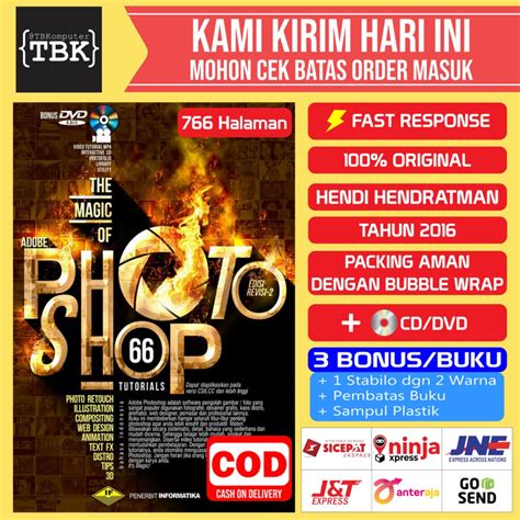 Jual Buku The Magic Of Adobe Photoshop Hendi Hendratman Shopee Indonesia