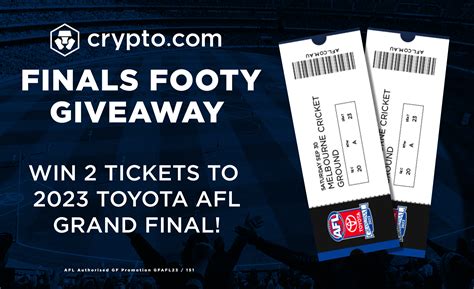 Win A Pair Of Tickets To The 2023 Toyota Afl Grand Final