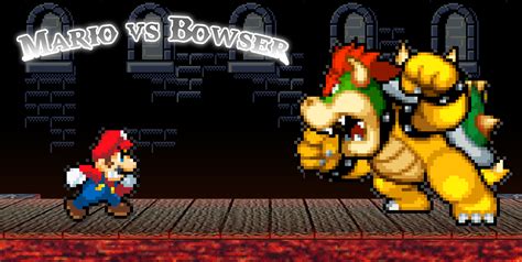 Mario vs Bowser by BlackTurboZ on DeviantArt