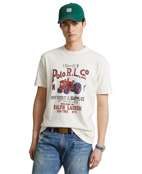 Polo Ralph Lauren Mens Classic Fit Jersey Graphic T Shirt Macys