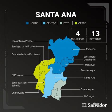 Territorio Salvadore O Queda Reordenado Con Municipios Y