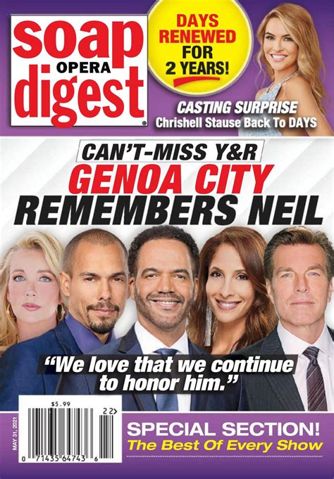 Soap Opera Digest May 31 2021 Magazine Get Your Digital Subscription