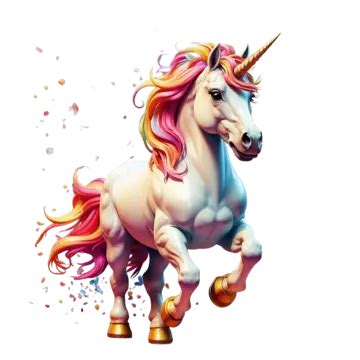 Kuda Unicorn Terisolasi Gambar PNG | File Vektor Dan PSD | Unduh Gratis ...