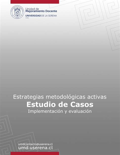 PDF Estrategias metodológicas activas Estudio de Casos PDFSLIDE NET