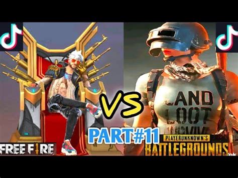 Free Fire Vs Pubg On Tik Tok Part By Igb Hasnain Youtube