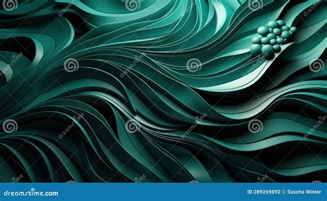 Emerald Dreams Hyper Detailed 3d Render Of Abstract Green Background