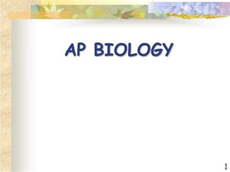 Ppt Ap Biology Powerpoint Presentation Free Download Id5878027