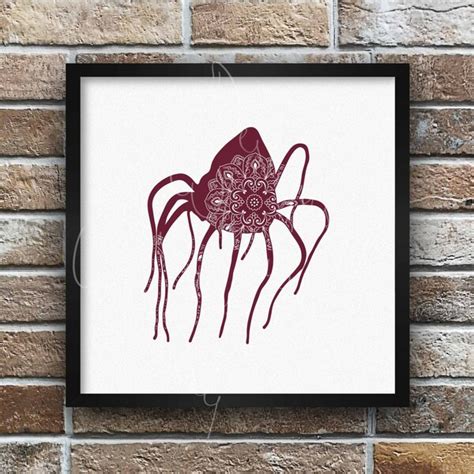 Jellyfish Mandala Etsy