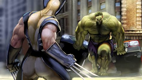 Wolverine Vs Hulk Wallpaper Hd - 3840x2160 Wallpaper - teahub.io