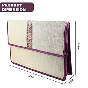 Shuban Eco Friendly Jute Bag File Folders For Certificates And