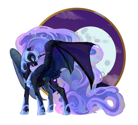 3068194 Safe Artist Shiqiuzhu Nightmare Moon Alicorn Pony G4