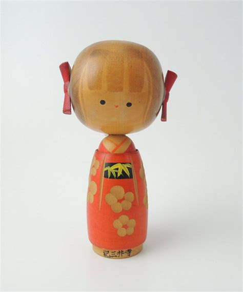 Vintage Kokeshi Puppe Ref A Etsy Kokeshi Puppen Japanische Puppe