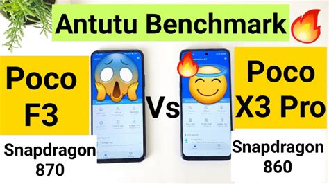 Poco X3 Pro Vs Poco F3 Antutu Benchmark Comparison Snapdragon 860 Vs