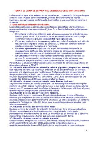 El clima de España y su diversidad PDF