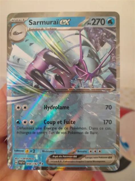 CARTE POKÉMON SAMURAÏ Ex 050 182 Faille Paradoxe Ev4 NEUF EUR 1 00