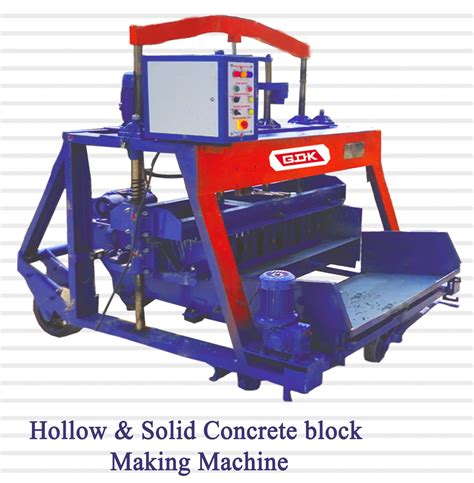 Hollow Block Making Machine At Best Price In Coimbatore By G D K