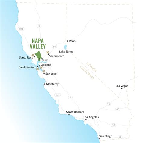 Napa Valley | Map of California Wine Country