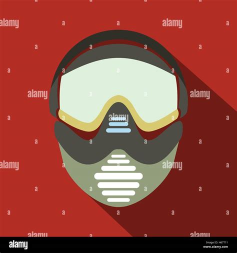 Paintball Mask With Goggles Icon Stock Vector Image And Art Alamy
