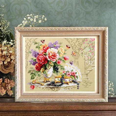 210 205 Flirty Time Magic Needle Cross Stitch Kit Etsy