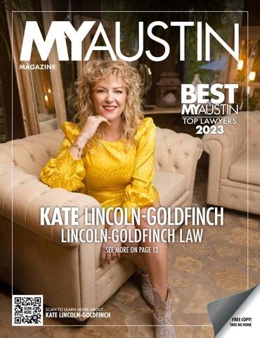 MyAustin 123 Kate Lincoln Goldfinch By MyCity Magazine Issuu